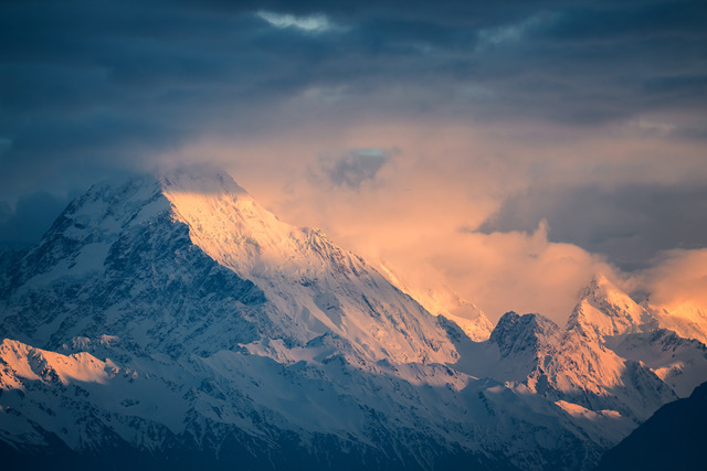 Spring Sunrise Mount Cook